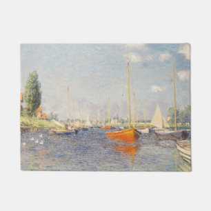 Paillasson Claude Monet. Bateaux rouges, Argenteuil
