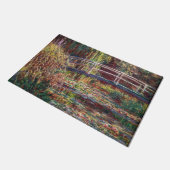 Paillasson Claude Monet - Eau Lily étang, Harmonie rose (Incliné)