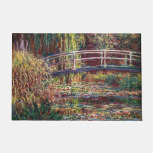 Paillasson Claude Monet - Eau Lily étang, Harmonie rose