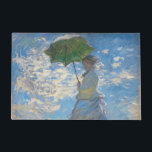 Paillasson Claude Monet - La Promenade, Femme avec un Parasol<br><div class="desc">La Promenade,  Femme avec un Parasol / Madame Monet et son fils / La Promenade / La Femme a l'ombrelle - Claude Monet,  1875</div>