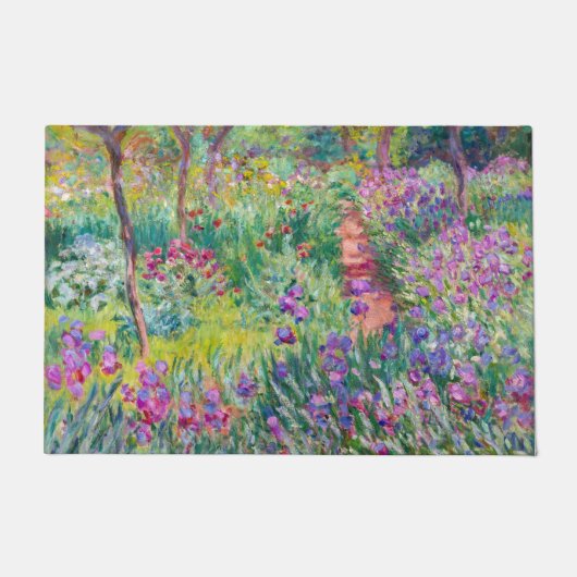 Paillasson Claude Monet - Le jardin d'Iris à Giverny (Devant)