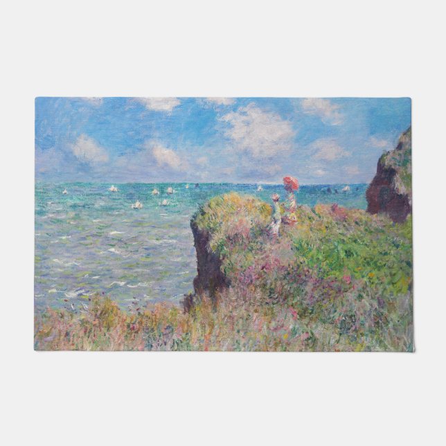 Paillasson Claude Monet - Promenade Cliff à Pourville (Devant)
