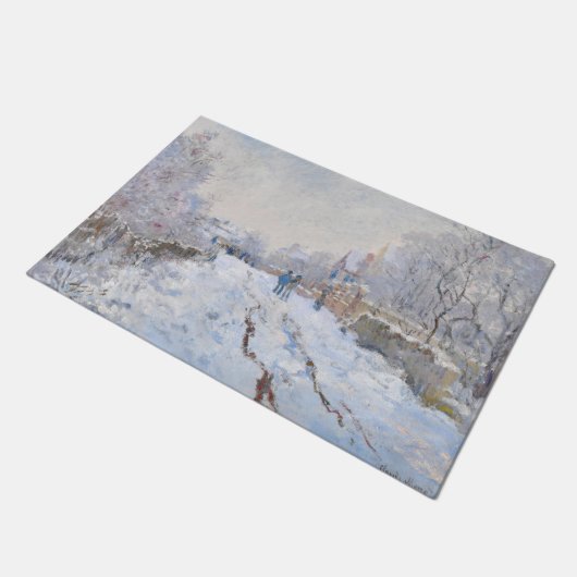 Paillasson Claude Monet - Scène de neige à Argenteuil (Incliné)