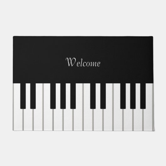 Paillasson Clavier Piano Classique Personnalisable (Devant)