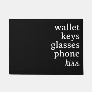 Paillasson Clés Téléphone Portefeuille Lunettes