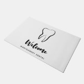 Paillasson Clinique dentaire dentaire Hygiène buccale Bienven (Incliné)