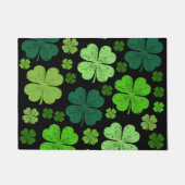 Paillasson Clovers verts, Lucky Clovers, Saint Patrick's Day (Devant)