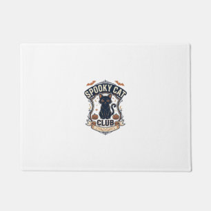 Paillasson Club de chat effrayant Chat Halloween Chat effraya