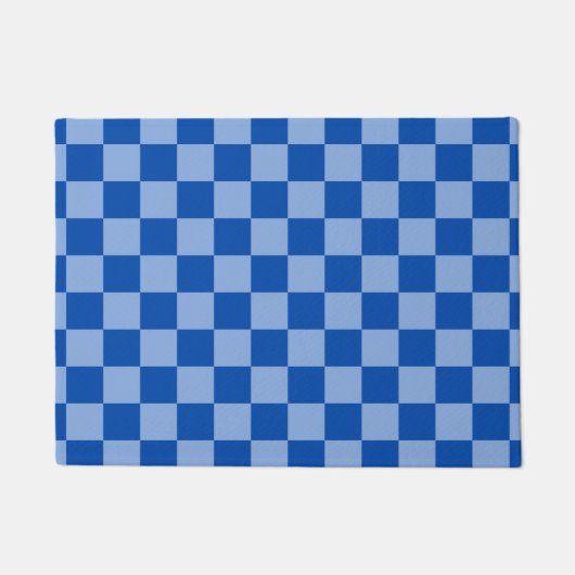 Paillasson Cobalt Blue Checkerboard (Devant)