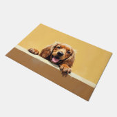 Paillasson Cocker Spaniel Doormat Art (Incliné)