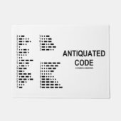 Paillasson Code Antiquité Humour Code Morse International (Devant)