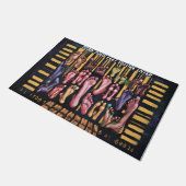 Paillasson Code-barres D'Empreinte Valable Pour Le Chuckle (Incliné)