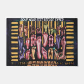 Paillasson Code-barres D'Empreinte Valable Pour Le Chuckle (Devant)