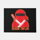 Paillasson Code Ninja Ingénieur de codage informatique Amoure (Devant)