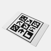 Paillasson code qr (Incliné)