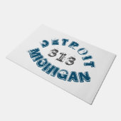 Paillasson Code régional du Michigan de Detroit (Incliné)