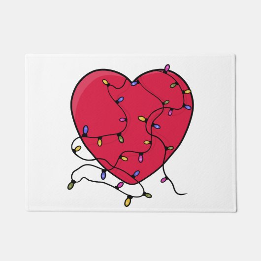 Paillasson Coeur éclairé (Devant)