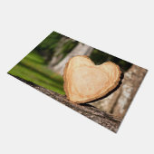 Paillasson coeur en bois (Incliné)
