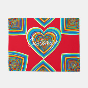Paillasson Coeur valentin multicolore Thunder_Cove