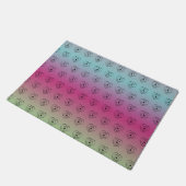 Paillasson Coeurs arc-en-ciel Coeur Black Pride (Incliné)