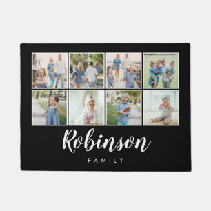 Paillasson Collage de la famille de photos Monogrammed 8 Noi