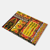 Paillasson Collage d'impression couleur Motif africain (Incliné)