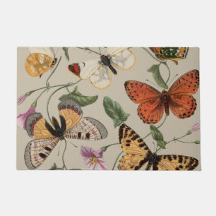 Paillasson Collection de la papillon Moth Nature Dessin