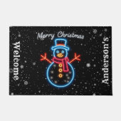 Paillasson Collection tendance Noël Neon Holiday (Devant)