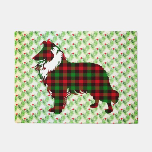 Paillasson Collie Holiday Doormat (Devant)