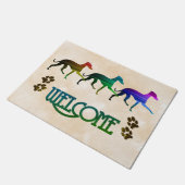 Paillasson Coloré italien Greyhounds (Incliné)