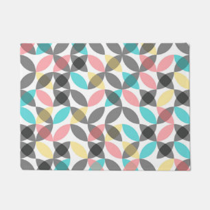 Paillasson Coloré, moderne, gai, géométrique circulaire