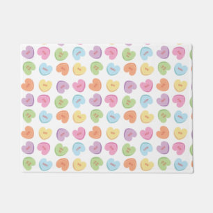 Paillasson Colorée Valentine Candy Hearts Set de table Holid