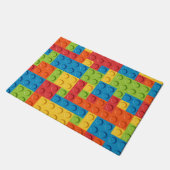 Paillasson Colorful bricks kids pattern (Incliné)