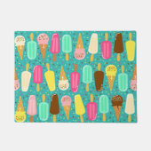 Paillasson Colorful Ice Cream Pattern Summer  (Devant)
