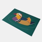 Paillasson Colorful Mandarin Duck Modern Digital Art (Incliné)