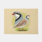 Paillasson Combo de perdrix de Chukar (Devant)