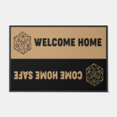 Paillasson Come Home Safe And Welcome Home Doormat (Devant)