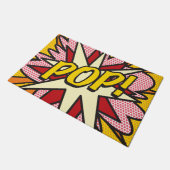 Paillasson Comic Book POP tendance Fun Moderne Typographie (Incliné)