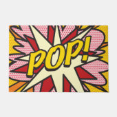 Paillasson Comic Book POP tendance Fun Moderne Typographie (Devant)