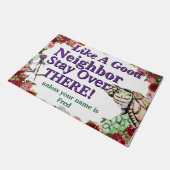 Paillasson comme un bon voisin Door Mat (Incliné)