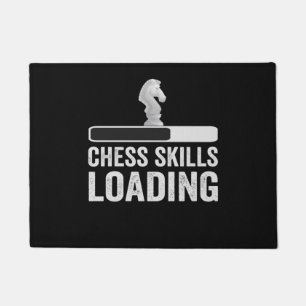 Paillasson Compétences d'échecs Chargement amusant Knight Piè