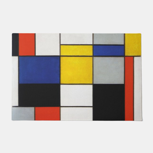 Paillasson Composition, Mondrian (Devant)