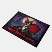 Paillasson Compte Xoloitzcuintli Joyeux Hurlement-o-ween (Incliné)
