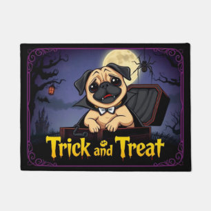 Paillasson Compter Pug Trick And Treat