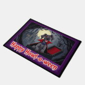 Paillasson Compter Weimaraner Joyeux Howl-o-ween (Incliné)