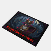 Paillasson Comptez Pitbull Joyeux Howl-o-ween (Incliné)