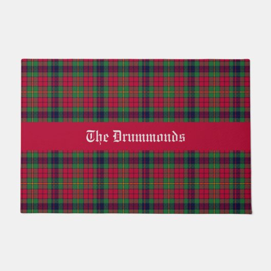 Paillasson Comté Clare Tartan personnalisable (Devant)