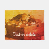 Paillasson Comté Fair Blue Ribbon Fruit Vintage Personnalisé (Devant)