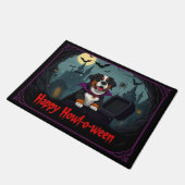 Paillasson Comte Saint Bernard Joyeux Hurlement-o-ween (Incliné)