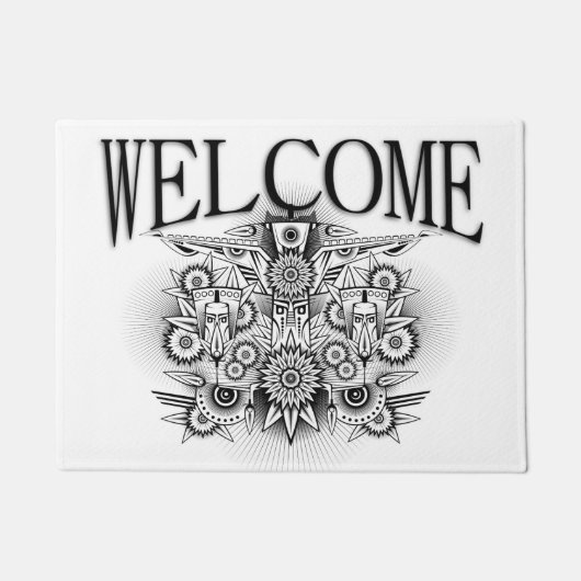 Paillasson Conception artistique tribale (Devant)